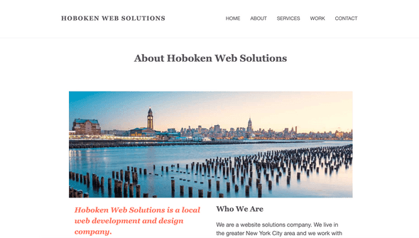 Hoboken Web Solutions - Screenshot #1